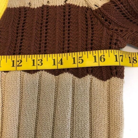 Calligraphie Mixed Stitch Puff Slv Light Academia, Elevated Indie Cropped Swtr S - Picture 9 of 13